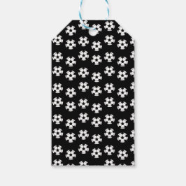 サッカーおもしろいの球模様 ギフトタグ