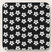 サッカーおもしろいの球模様 コースター (正面)