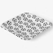 サッカーおもしろいの球模様 ペーパープレート (傾斜あり)