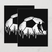 サッカーおもしろいの鼓動サッカー選手 (正面/裏面)