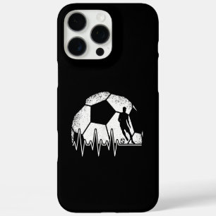 サッカーおもしろいの鼓動サッカー選手 iPhone 16 PRO MAXケース
