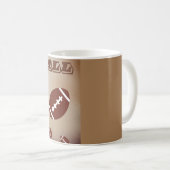 サッカーおもしろいサッカーブラウンドスポーツドッグママパパ コーヒーマグカップ (正面右)