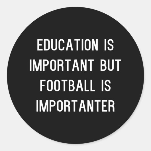 サッカーおもしろいスタンプ ラウンドシール (正面)