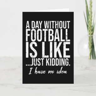 サッカーおもしろいスポーツギフトアイディア カード