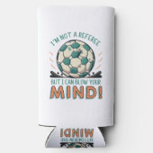 サッカーおもしろいデザイン スリム缶クーラー (裏面)