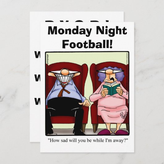 サッカーおもしろいナイトパーティの招待状 招待状 (正面/裏面)