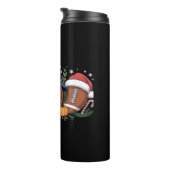 サッカーおもしろいハロウィンサンクスギビングクリスマス不気味 タンブラー (回転右)