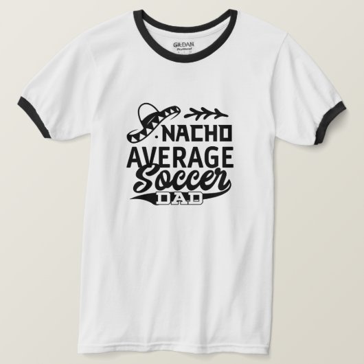サッカーおもしろいパパTシャツナチサッカーパパ Tシャツ (デザイン正面)