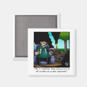 サッカーおもしろいファンのユーモア磁石 マグネット (正面/裏面)