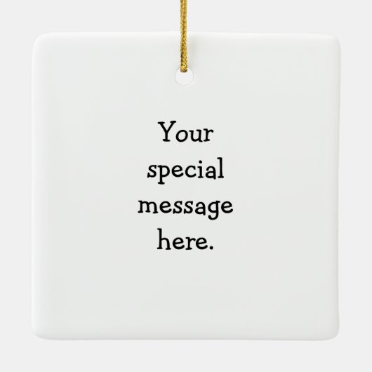 サッカーおもしろいファンのユーモア セラミックオーナメント (裏面)