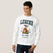 サッカーおもしろいファン – サッカー愛好家ギフト – ゲームデー スウェットシャツ (正面フル)