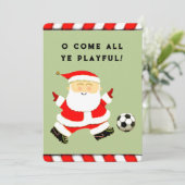 サッカーおもしろいホリデーカード シーズンカード (スタンド正面)