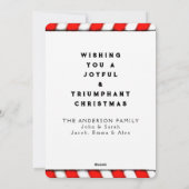 サッカーおもしろいホリデーカード シーズンカード (裏面)