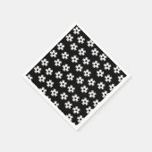 サッカーおもしろいボールパターン紙 スタンダードカクテルナプキン (角)