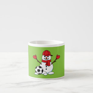 サッカーおもしろいボール付き雪だるま エスプレッソカップ