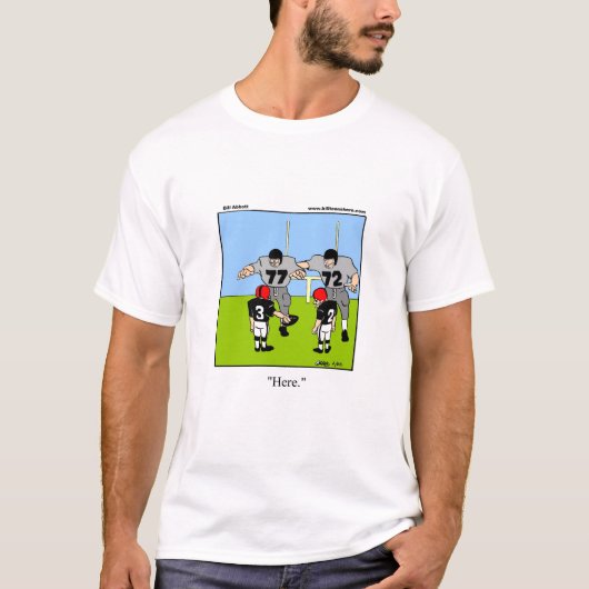 サッカーおもしろいユーモアTシャツ Tシャツ (正面)