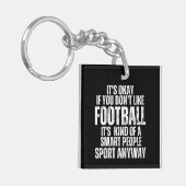 サッカーおもしろい引用文 キーホルダー (正面左)