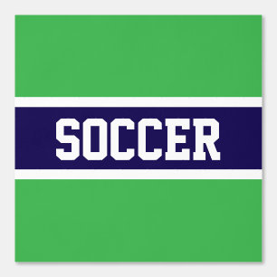 サッカーおもしろい明るい緑のネイビーブルーホワイトストライプ女子 壁紙