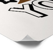 サッカーおもしろい熱狂するスポーツのママ ポスター (角)