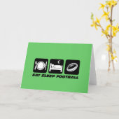 サッカーおもしろい カード (黄色い花)