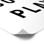 サッカーおもしろい ポスター (角)