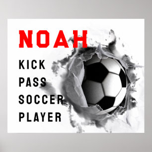 サッカーおもしろい ポスター