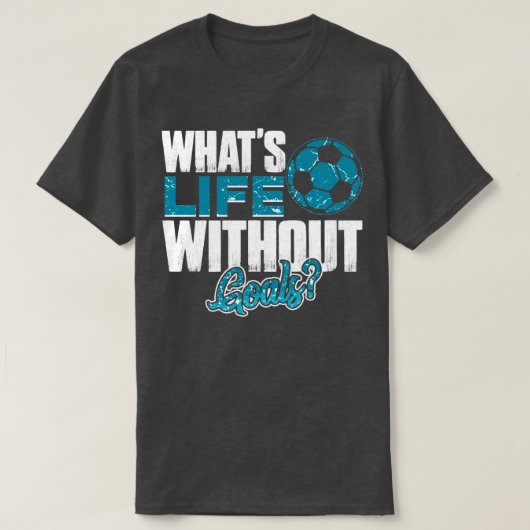 サッカーおもしろい Tシャツ (デザイン正面)