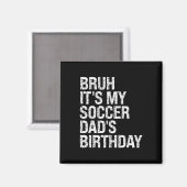 サッカーおやじのお誕生日おめでとう キングコーチング S マグネット (正面/裏面)