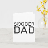 サッカーおやじプレーヤーパパお父さん1 カード (黄色い花)