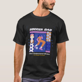 サッカーおやじ オフサイドがわからない Tシャツ