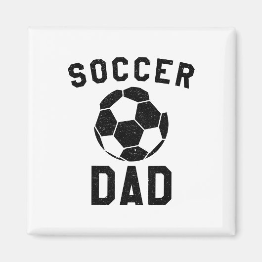 サッカーおやじ、チームを指導するパパ マグネット (正面)