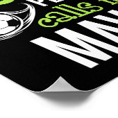 サッカーお母さん - お気に入りの選手からお母さんと呼ばれたい ポスター (角)