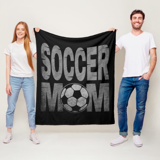 サッカーお母さん フリースブランケット (インサイチュ)