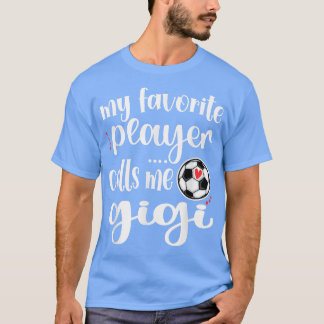 サッカーお気に入りの選手がギギおばあちゃんって呼んでるから Tシャツ