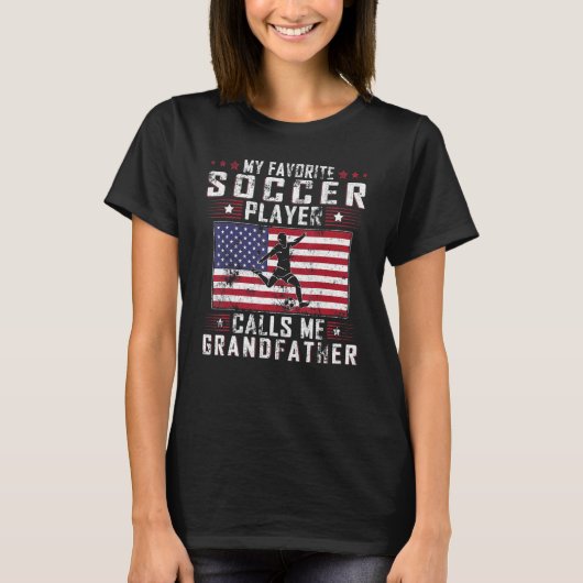 サッカーお気に入りの選手が祖父と呼ぶ Tシャツ (正面)