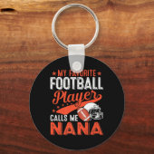 サッカーお気に入りの選手が私をナナフットボールと呼ぶ キーホルダー (正面)