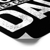 サッカーお気に入りの選手が私をパパ父の日と呼ぶ ポスター (角)