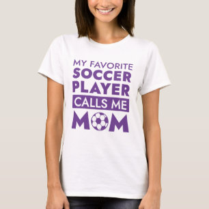 サッカーお気に入りの選手が私をママと呼ぶ Tシャツ