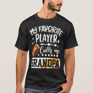 サッカーお気に入りの選手が私を祖父と呼ぶ Tシャツ