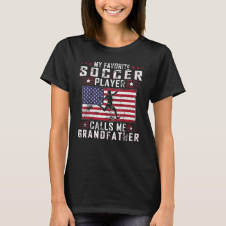 サッカーお気に入りの選手が私を祖父の太と呼ぶ Tシャツ