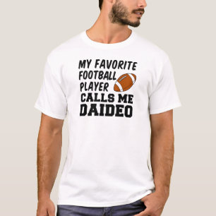 サッカーお気に入りの選手がDaideoと呼ぶ Tシャツ