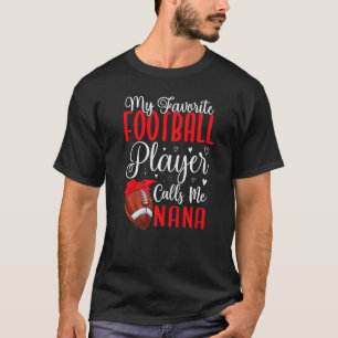 サッカーお気に入りの選手はNANA Cuteと呼ぶ Tシャツ