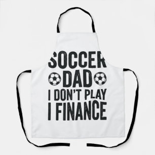 サッカーお父さん 遊ばないけど資金調達 ビンテージTシャツ_ エプロン