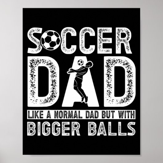 サッカーお父さん 11 Tシャツ ポスター (正面)