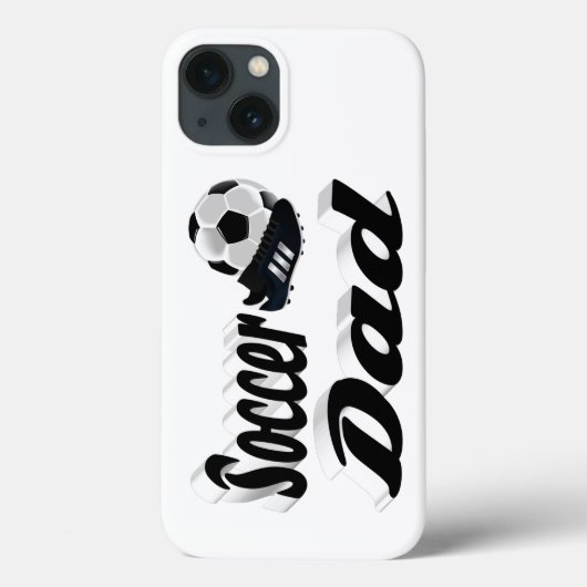 サッカーお父さん iPhone カー'ス Case-Mate iPhoneケース (裏面)