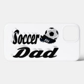 サッカーお父さん iPhone カー'ス Case-Mate iPhoneケース (裏面 (横))