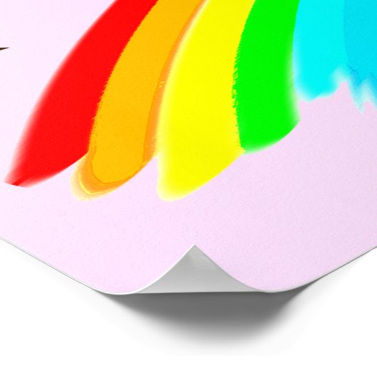 サッカーかわいらしパーソナライズされたのポスターが大好き ポスター (角)