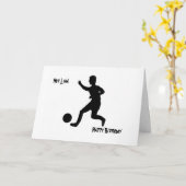 サッカーかサッカー カード (黄色い花)