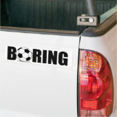 サッカーか。 大事は何ですか。 バンパーステッカー (トラック上)