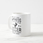 サッカーができる コーヒーマグカップ (正面左)